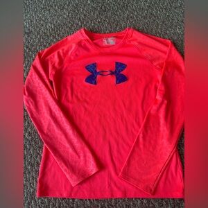 Under Armour Vivid Pink Long Sleeve Top